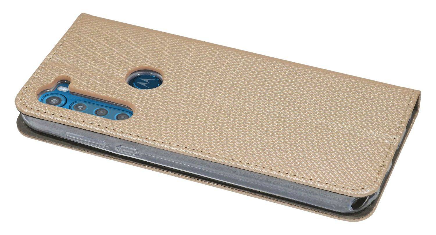 Intelligente magnetische Smar Magnet Hülle kompatibel mit Motorola Moto G13 / G23 Gold