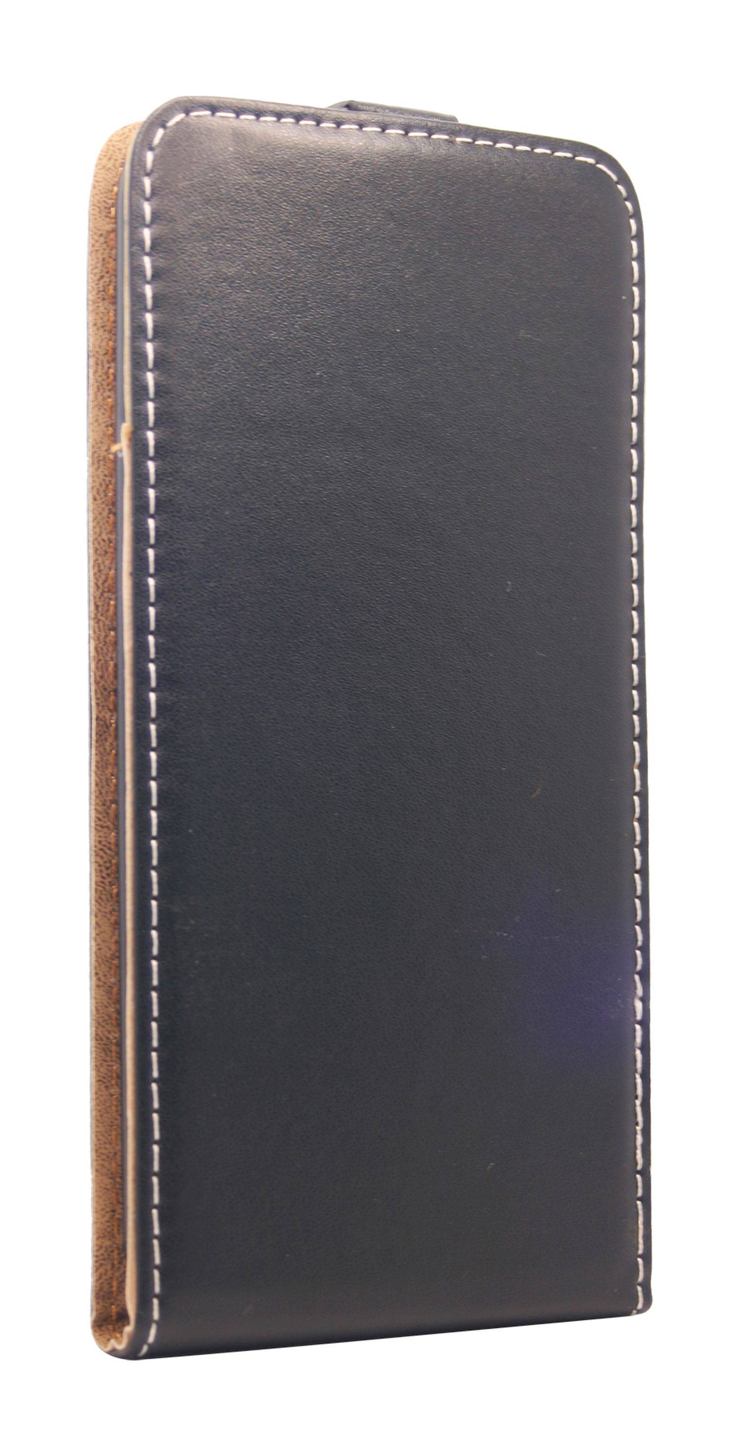 Flip Case kompatibel mit XIAOMI REDMI 11A Handy Tasche vertikal aufklappbar Schutzhülle Klapp Hülle Schwarz