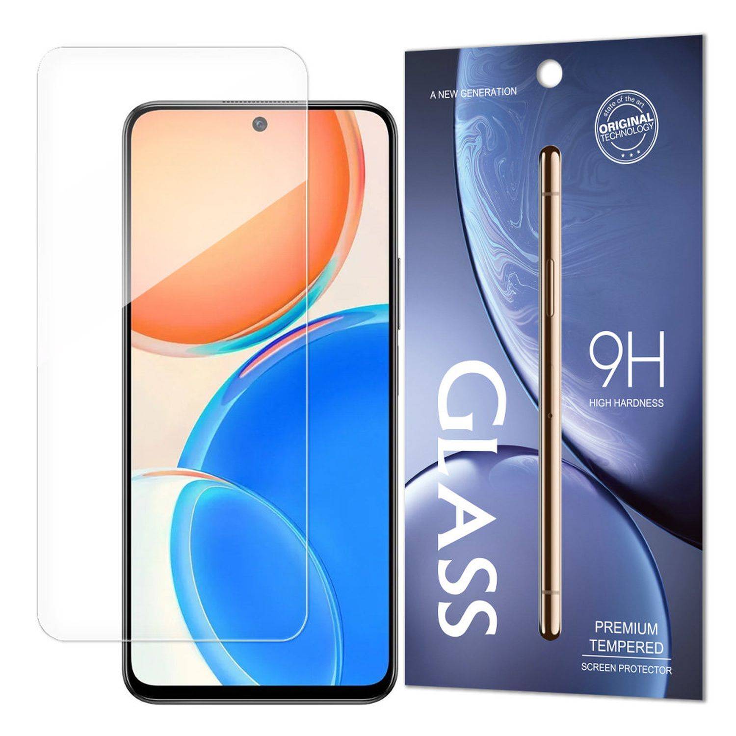 3er Pack Schutzglas 9H kompatibel mit Huawei Honor X5 / X6 Displayschutzfolie Passgenau Glas