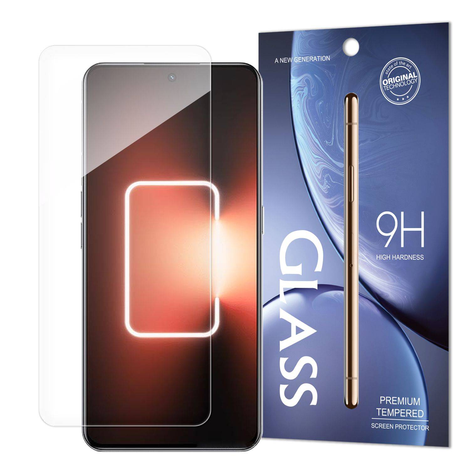 2er Pack Schutzglas 9H kompatibel mit Realme GT Neo 5 / Realme GT3 Displayschutzfolie Passgenau Glas