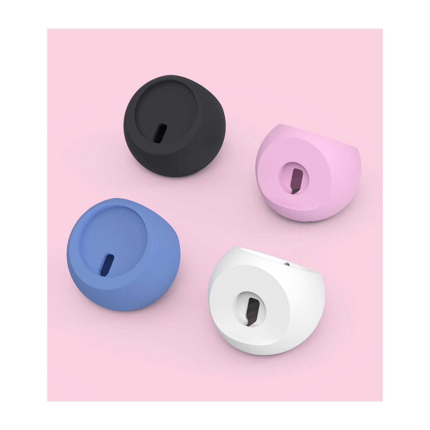 MagSafe Induktiver Ladeständer für iPhone und Apple Watch Ladeständer Choetech Handyhalter Ständer Rosa