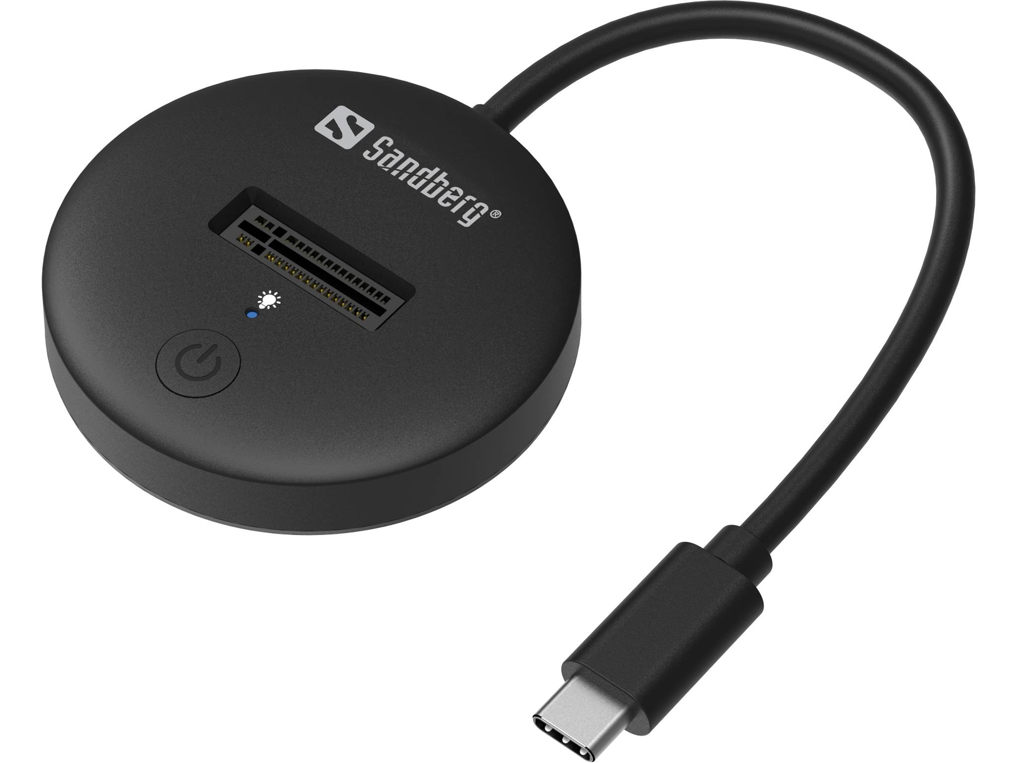 SANDBERG SSD-Dockingstation Schächte: 1 - M.2 - M.2 NVMe Card - USB-C 3.2 (Gen 2)