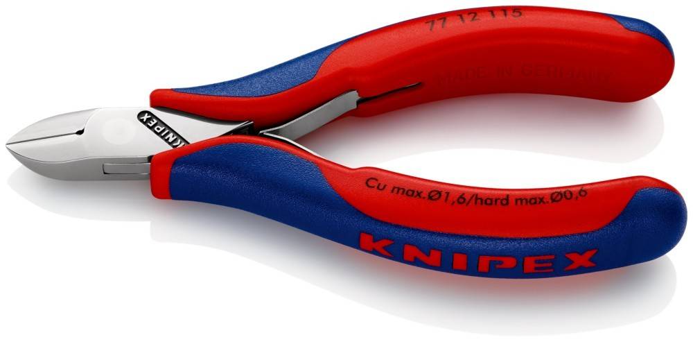 Knipex-Werk Elektronik-Seitenschneider 77 12 115 SB