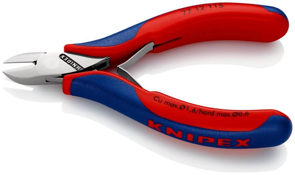 Knipex-Werk Elektronik-Seitenschneider 77 12 115 SB