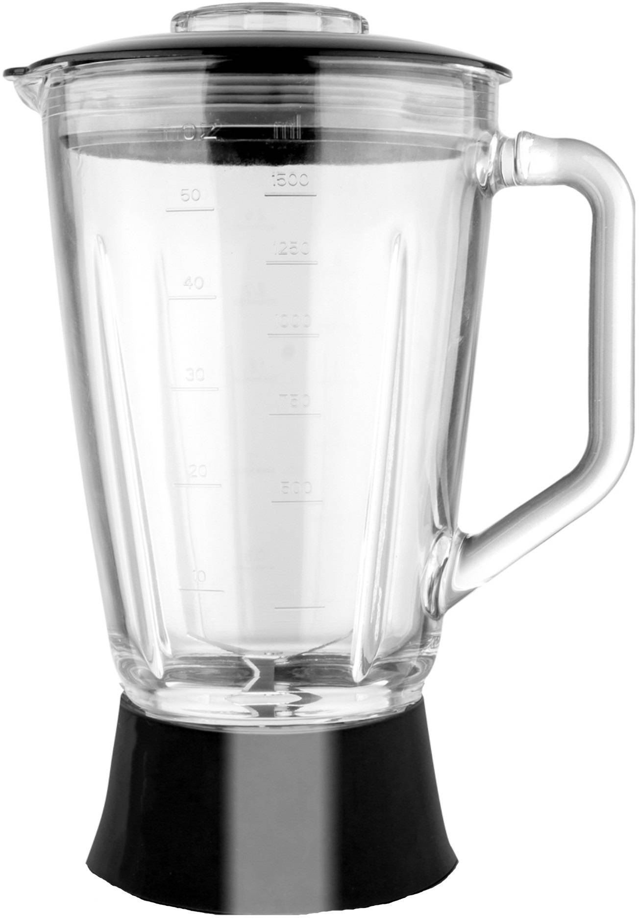 Ersatzglasbehälter Standmixer BG5 TurboTronic 1,5 L Glasbehälter Krug schwarz
