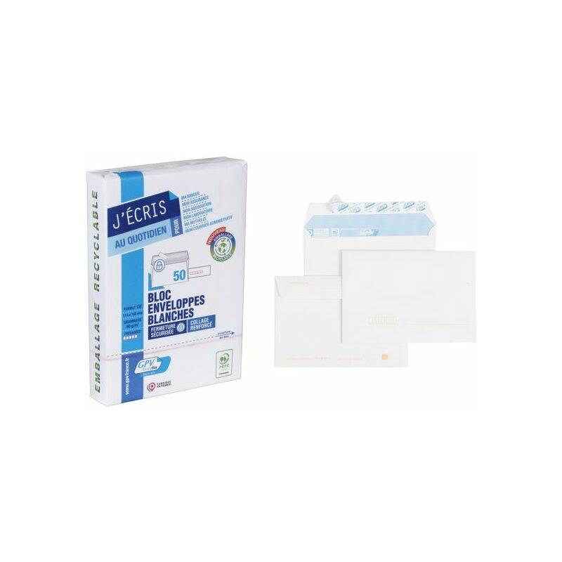 GPV Briefumschläge, C6, 114 x 162 mm, weiß, ohne Fenster