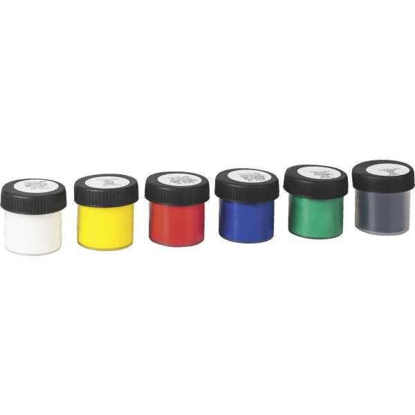 Schulmalfarben malfertig in Bechern 18ml 6 Farben
