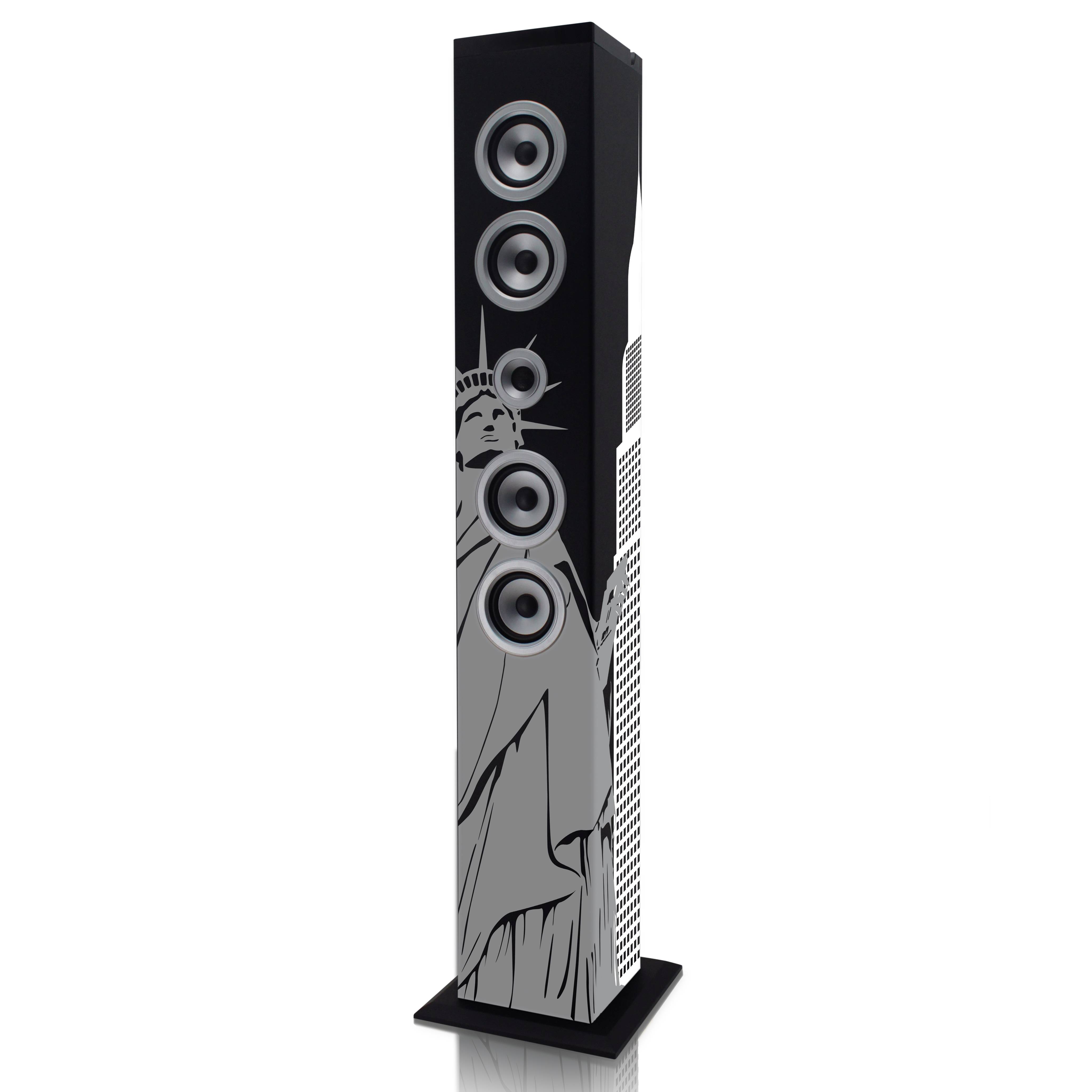 Lenco IBT-6 New-York Lautsprecher - Ein Must-Have für MusikliebhaberVielseitigkeit und Qualität treffen beim Lenco IBT-6 New-York Bluetooth-Lautspre