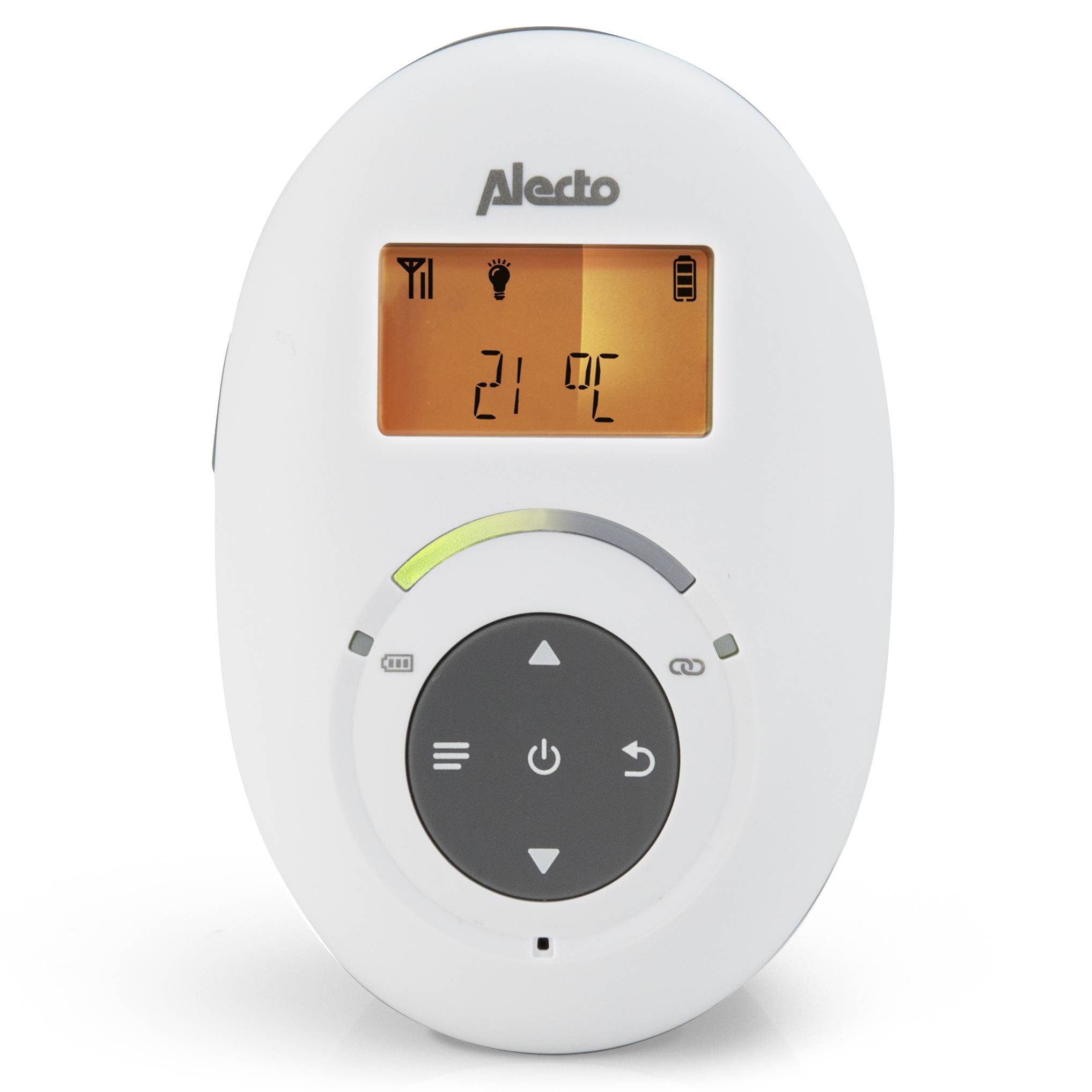 Ihr Kind sicher und klangvoll im Schlaf überwachenMit dem Alecto Baby DBX-125 DECT-Babyphone bleiben Sie immer mit Ihrem Kind in Verbindung. Die