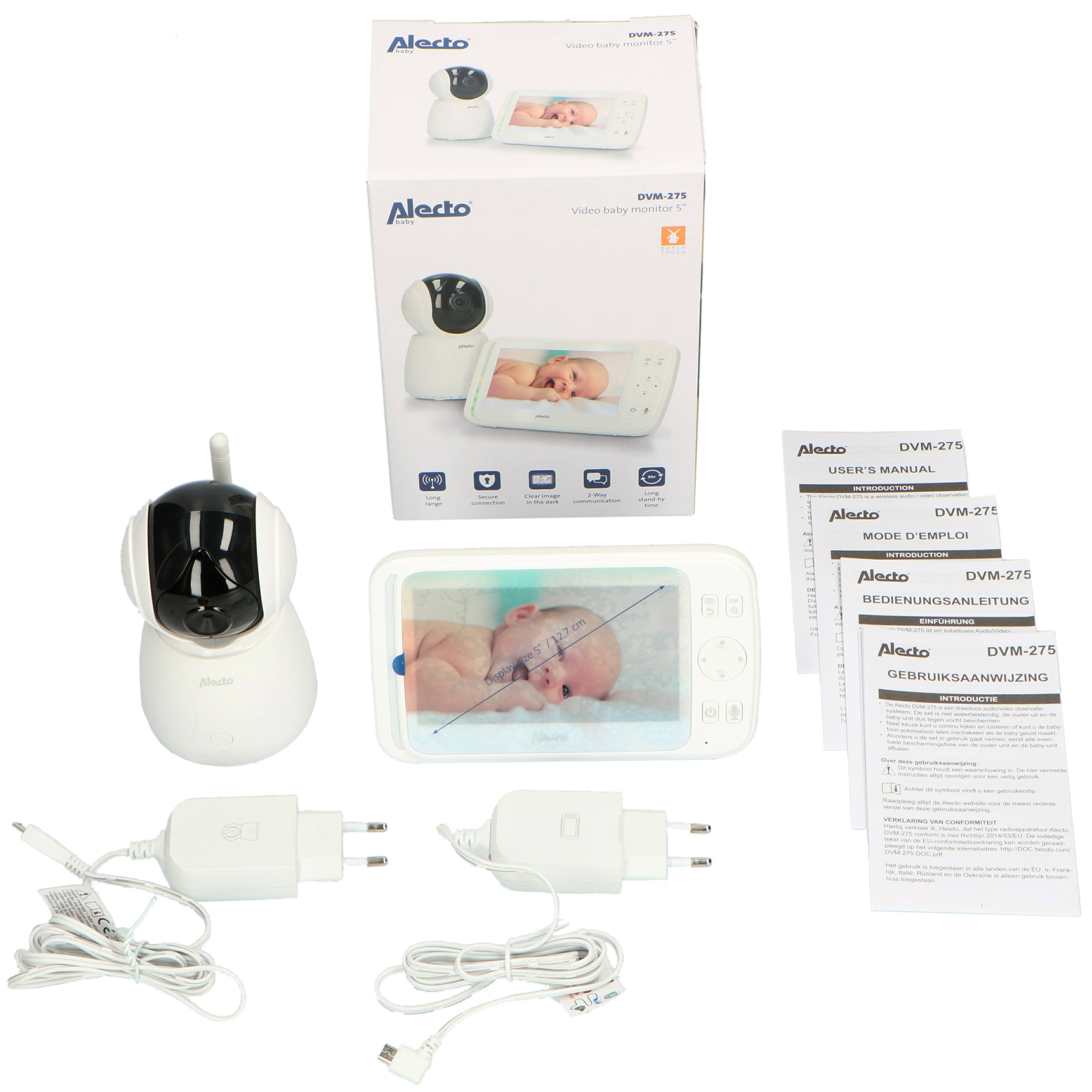 Das Alecto Baby DVM-275 Video-Babyphone - Ihr Wächter im KinderzimmerDas Alecto Baby DVM-275 Video-Babyphone mit seinem 5"-Farbdisplay steht Ihnen