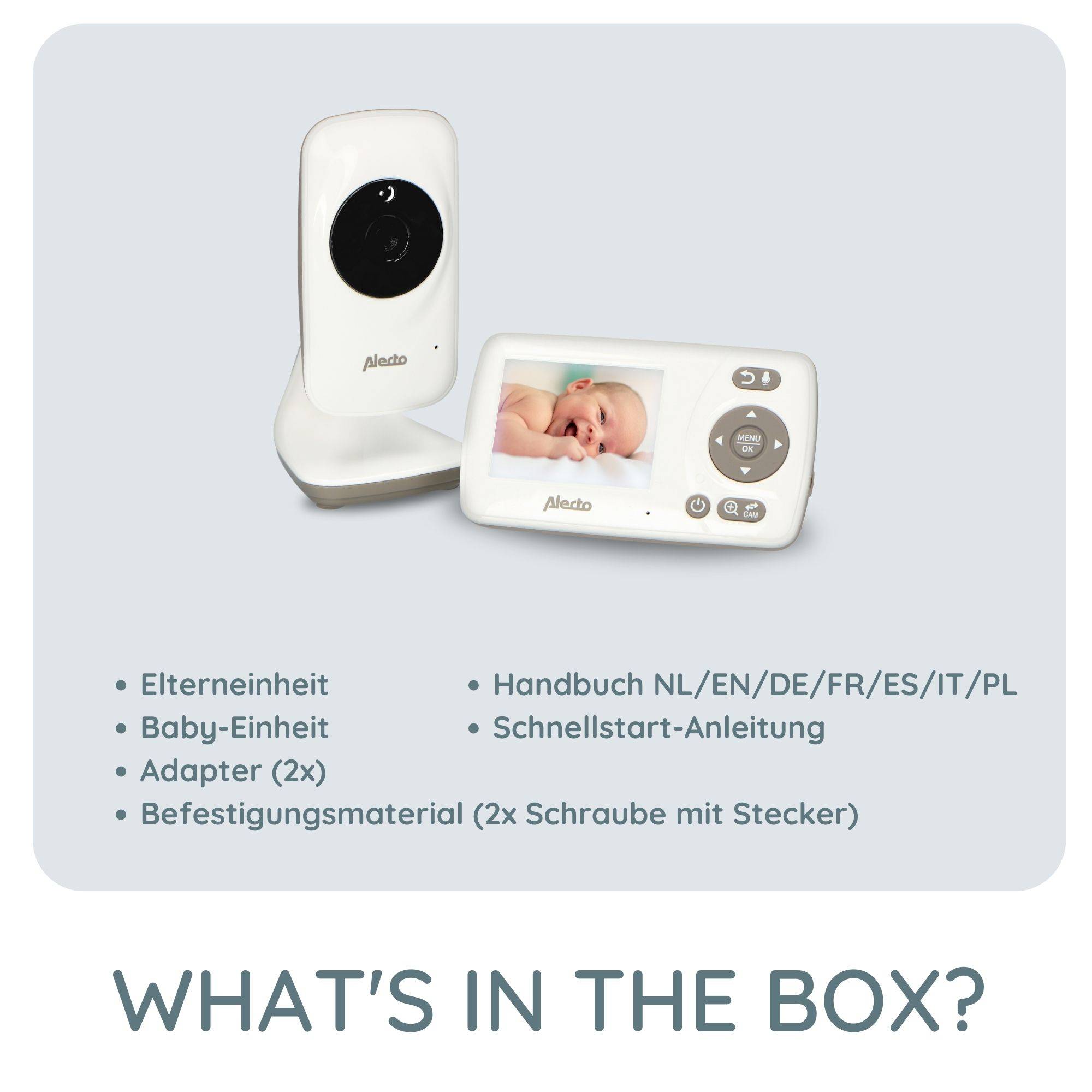 Alecto DVM71 in Weiß - Hochwertiges Babyphone mit KameraDas Alecto DVM71 ist nicht nur ein einfaches Babyphone; es ist die perfekte Lösung für Elte