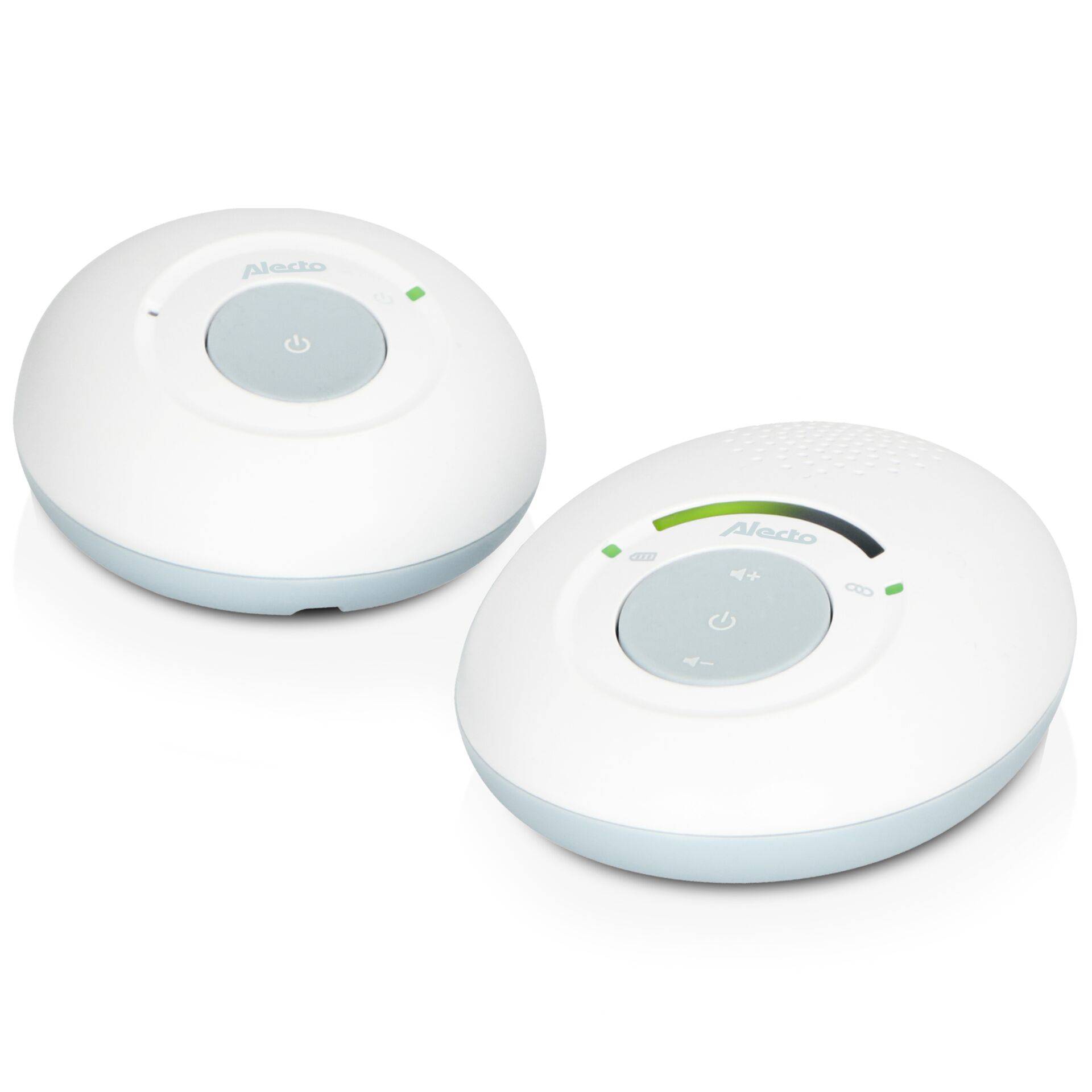 Alecto DECT Babyphone mit Full ECO-Modus, weiß/blau