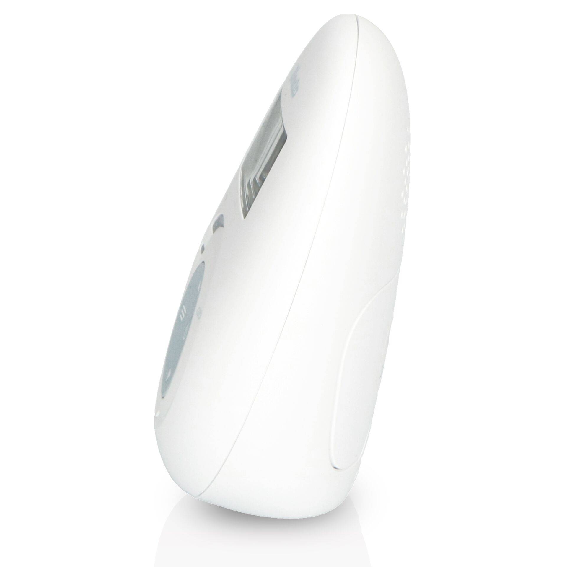 Alecto DECT Babyphone mit Full ECO-Modus und Display, weiß/bla