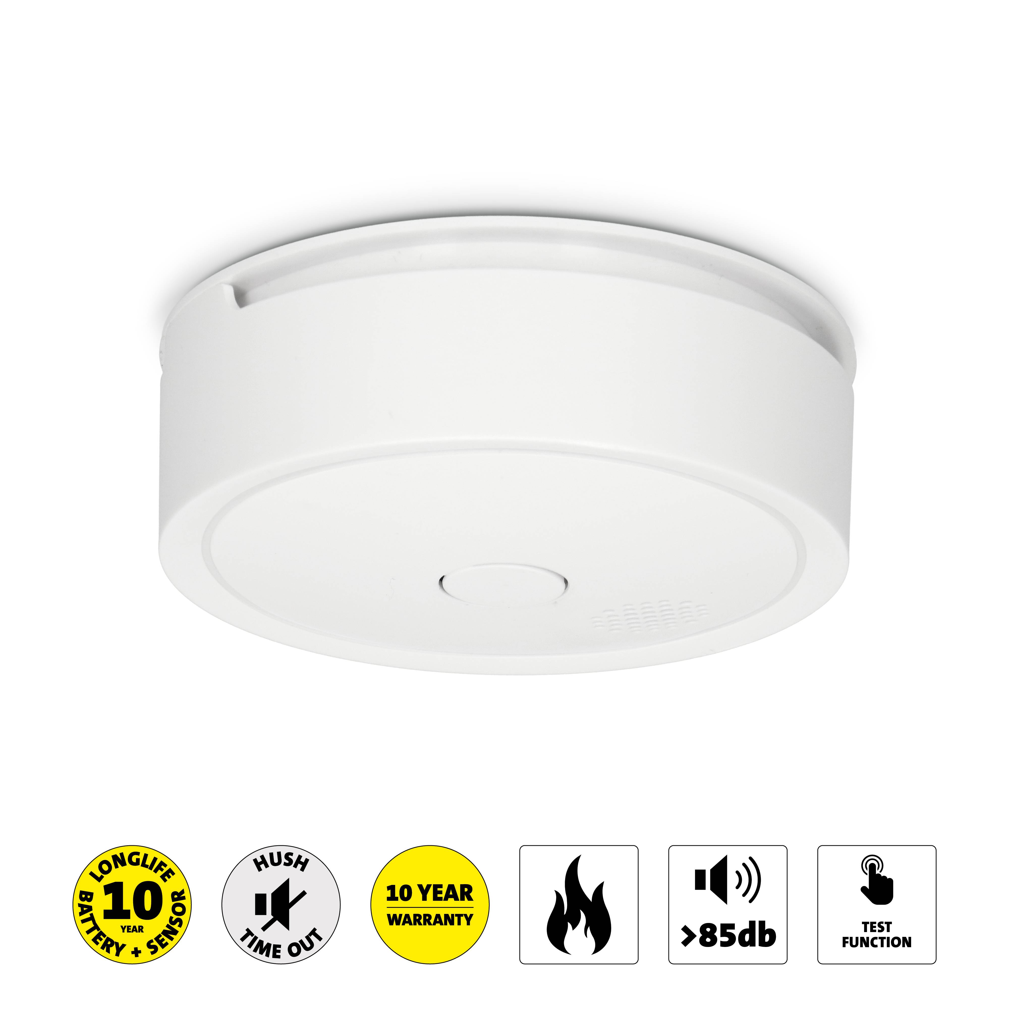 Sicherheit rund um die Uhr mit dem Alecto SA61 Rauchmelder Steigern Sie die Sicherheit in Ihrem Zuhause oder Büro mit dem Alecto SA61 Rauchmelder