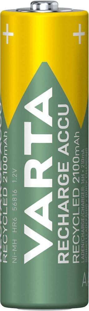 10 Stk. Varta Cons.Varta Recharge Accu Recycled AA 56816 Bli.2