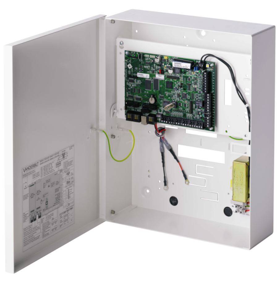 Vanderbilt Vanderbilt SPC5330.320-L1, Hybrid-Einbruchmeldesystem, bis zu 512 Zonen, erweiterbar, drahtgebunden und drah