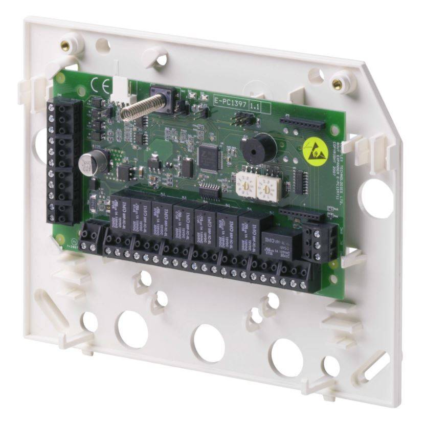 Vanderbilt Vanderbilt SPCE452.100, 8 Relais-Ausgänge, erweiterbar, kompatibel mit SPC-Systemen, einfache Installation,