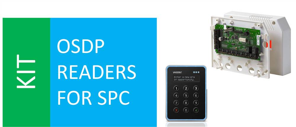 Vanderbilt SPCA210 OSDB KIT, SPCA210 + VR40S-MF + SPC OSDP CONVERTER