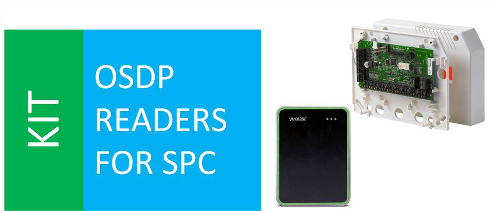 Vanderbilt SPCA210 OSDB KIT, SPCA210 + VR10S-MF + SPC OSDP CONVERTER