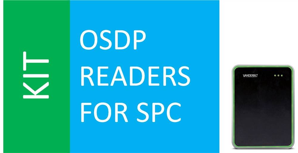 Produktbanner für „KIT OSDP-LESEGERÄTE FÜR SPC