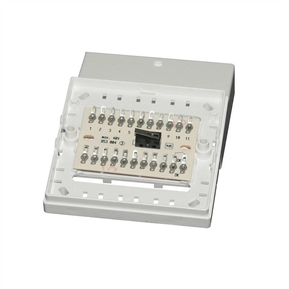 Vanderbilt Vanderbilt LV10DADW, Vanderbilt LV10DADW Lötanschluss, weiß, zuverlässige Verbindung, einfache Installation,