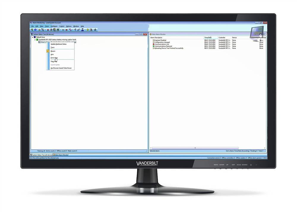 Vanderbilt Vanderbilt SPC ONGUARD SUPPORT, SPC OnGuard support 1 year - 5 panels