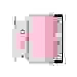 eSTUFF Pencil case - Bildschirmschutz für Tablet - Polyurethan-Kunstleder, Thermoplastisches Polyurethan (TPU) - pink -