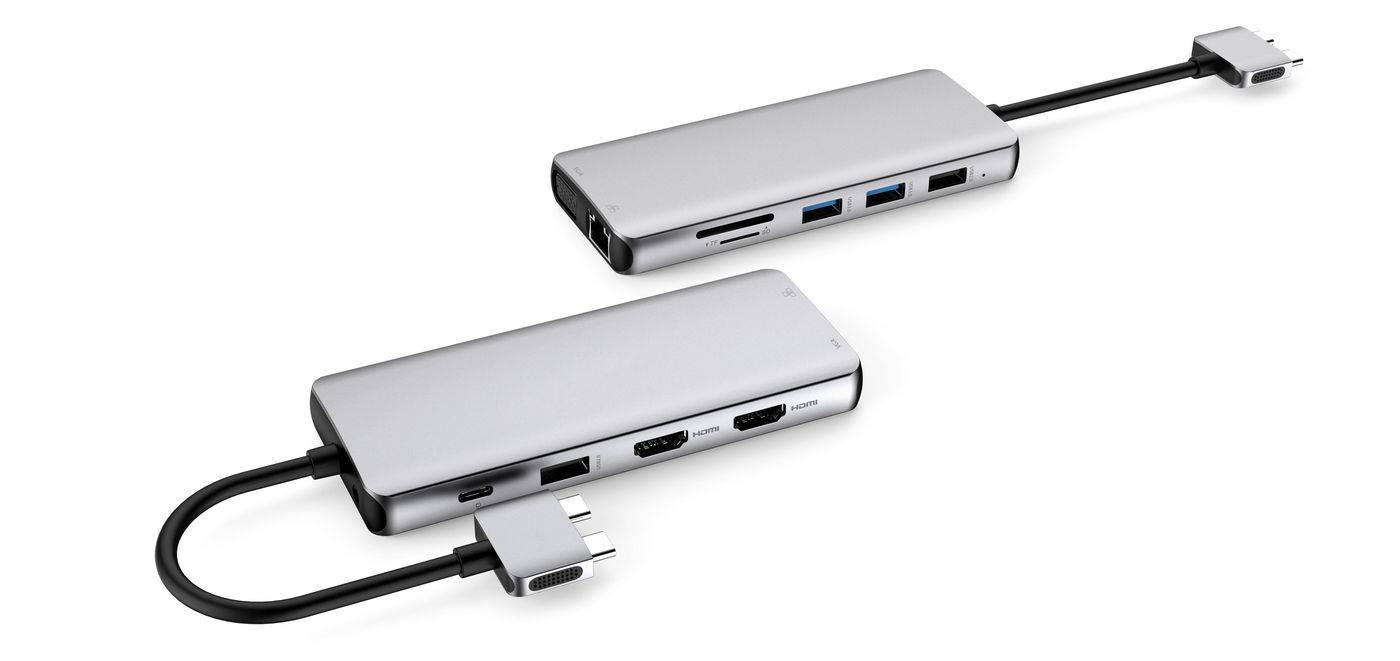 USB-C 12-in-1 Mobile Hub für MacBook Pro USB 3.2 Gen 1