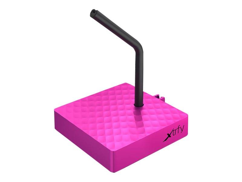 Xtrfy B4 - Kabelhalter - Tisch/Bank - Metall - Gummi - Silikon - Pink