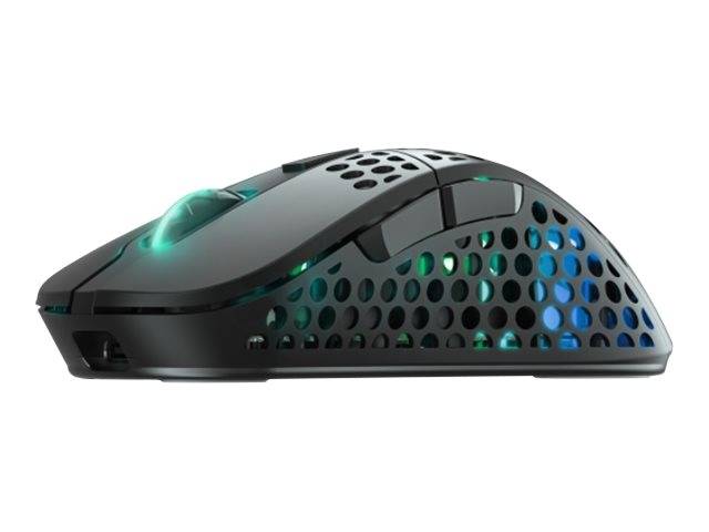 CHERRY - Xtrfy M4 RGB - Maus - ergonomisch - optisch - kabellos - 2.4 GHz - kabelloser Empfänger (USB)