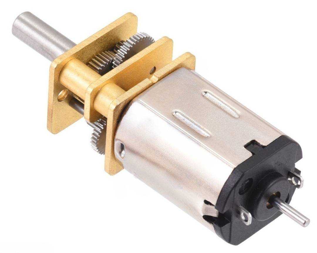 Pololu 5:1 Micro Metal Gearmotor HPCB 12V with Extended Motor Shaft 6000RPM 3047