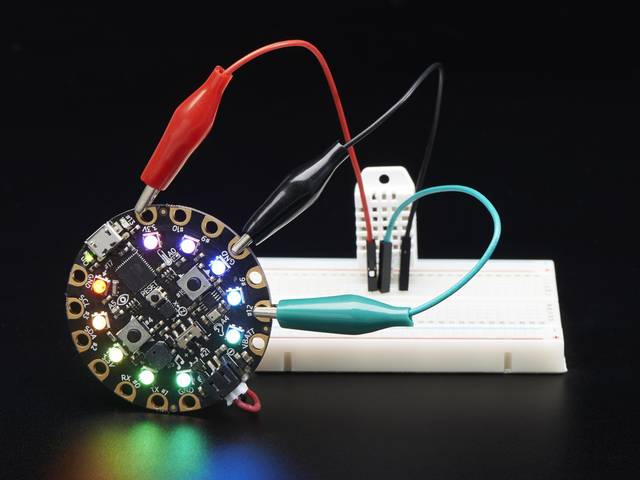 Adafruit Small Alligator Clip to Male Jumper Wire Bundle 6 Pieces 3448