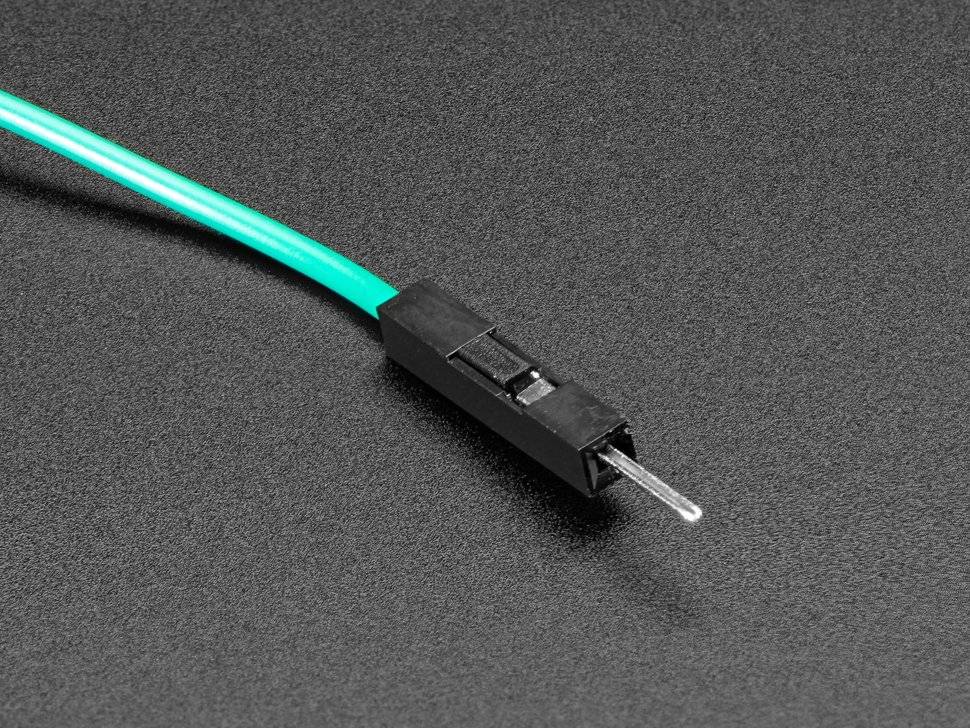 Adafruit Small Alligator Clip to Male Jumper Wire Bundle 6 Pieces 3448