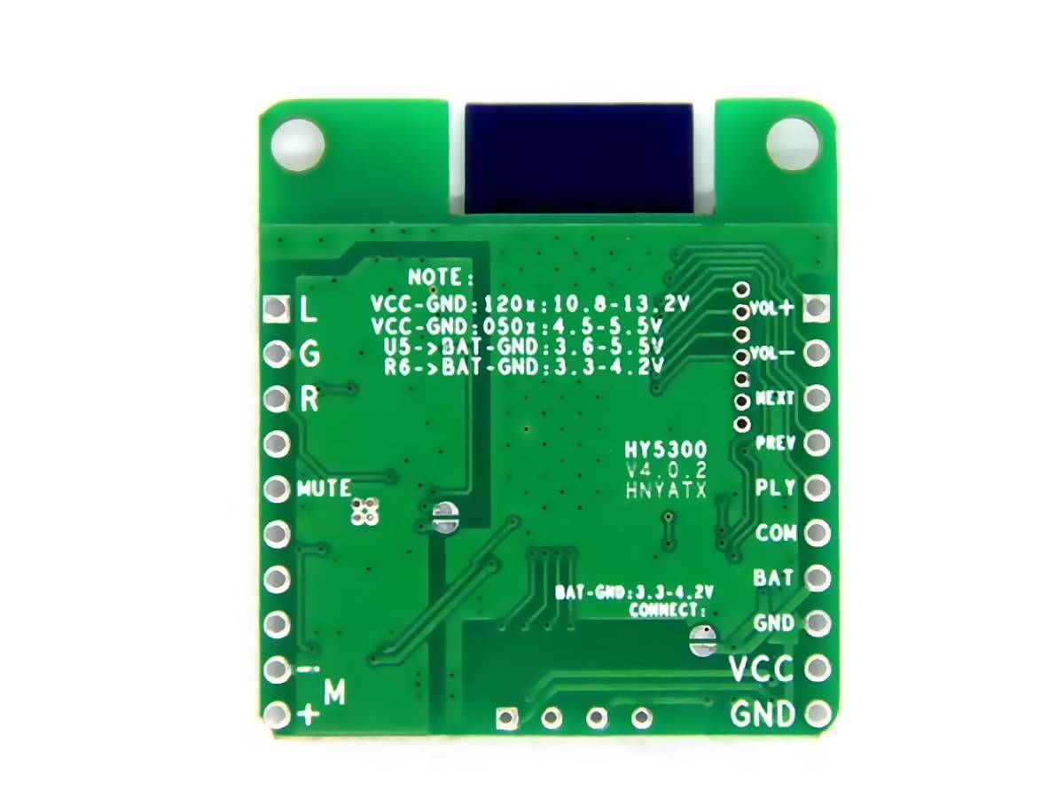QCC3008 APTXLL lossless Music HiFi Bluetooth 5.0 Receiver Board TWS Audio (12V DC)