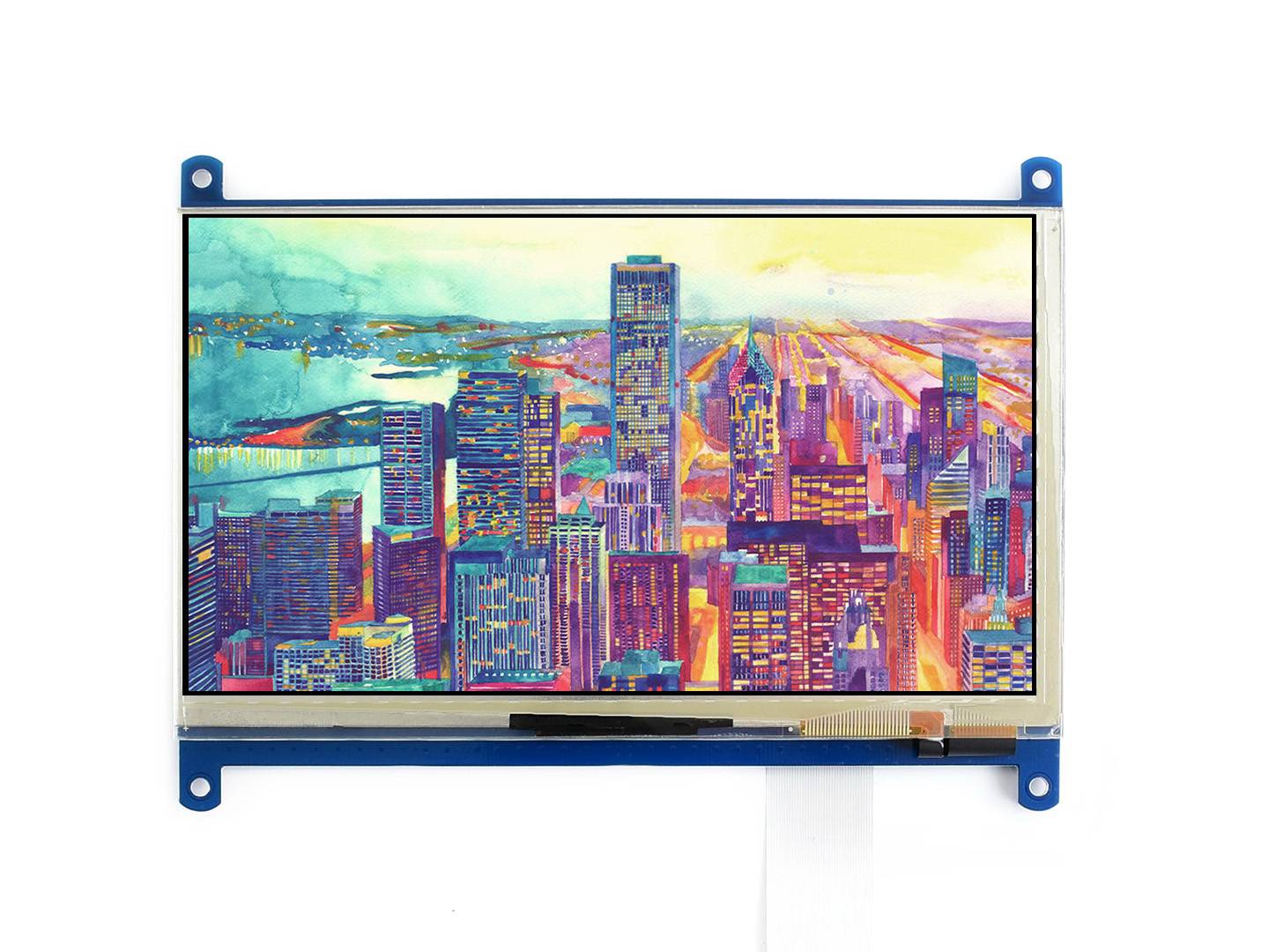 WaveShare 7inch Capacitive Touch LCD (F) 1024x600 Multicolor Graphic