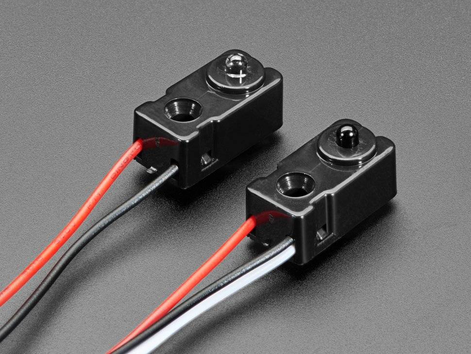 Adafruit IR Break Beam Sensors with Premium Wire Header Ends 3mm LEDs 2167