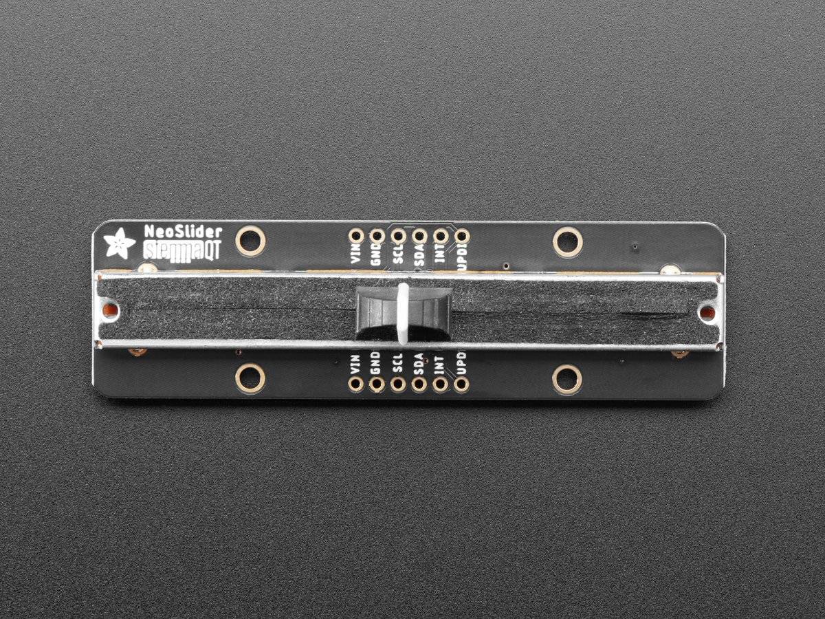 Adafruit NeoSlider I2C QT Slide Potentiometer with 4 NeoPixels STEMMA QT Qwiic