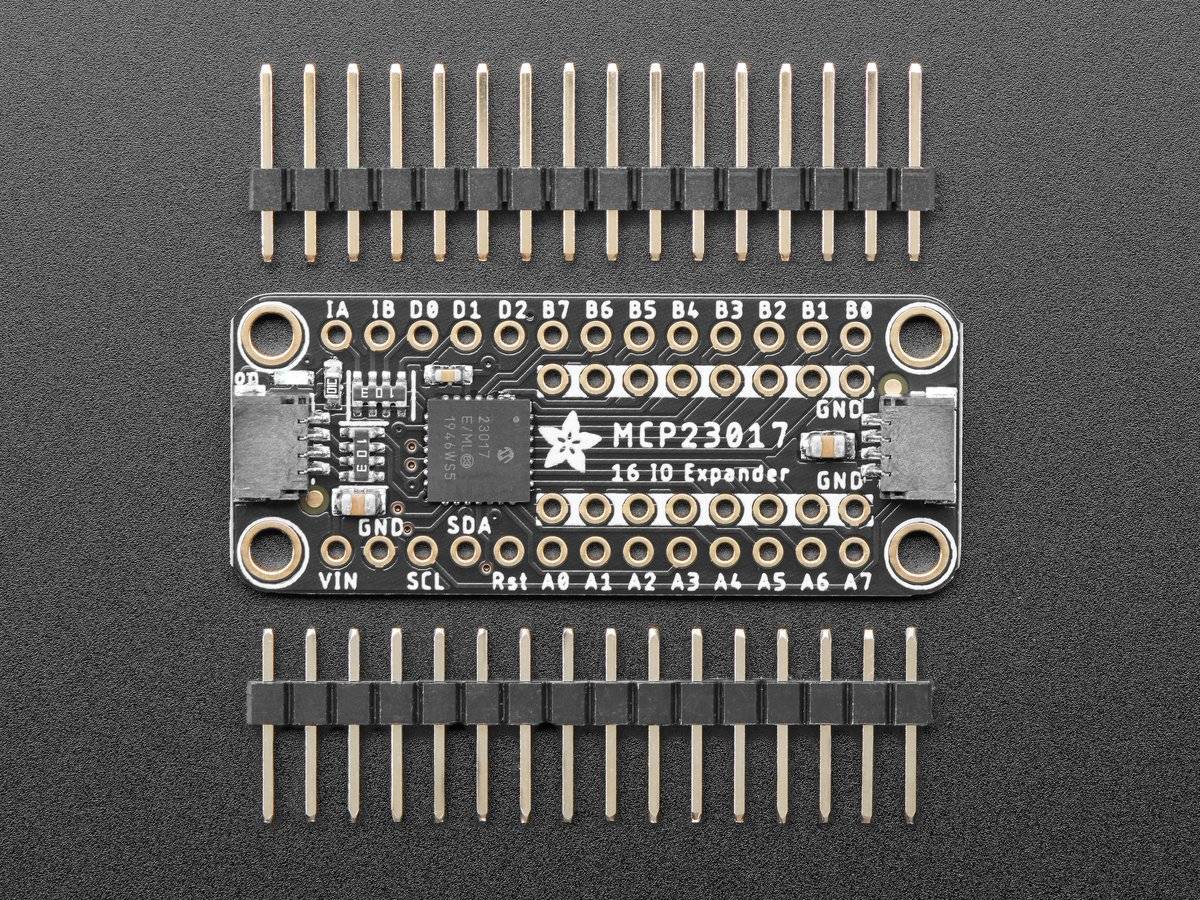Adafruit MCP23017 I2C GPIO Expander Breakout for Arduino STEMMA QT Qwiic