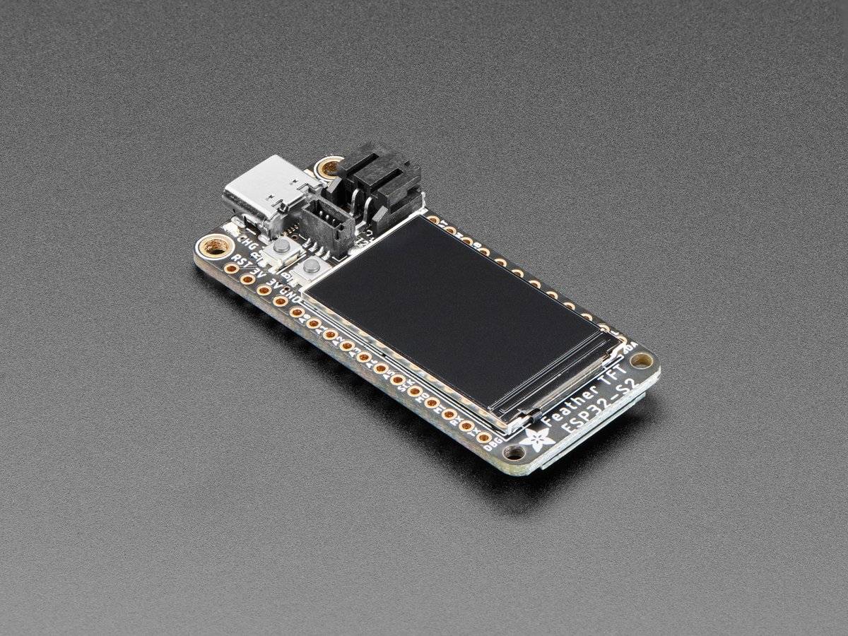 Adafruit ESP32-S2 TFT Feather Board with 4MB Flash 2MB PSRAM STEMMA QT 5300