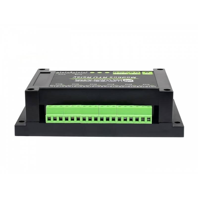 WaveShare Industrial Modbus RTU 8Ch Relay Module RS485 Bus 17658