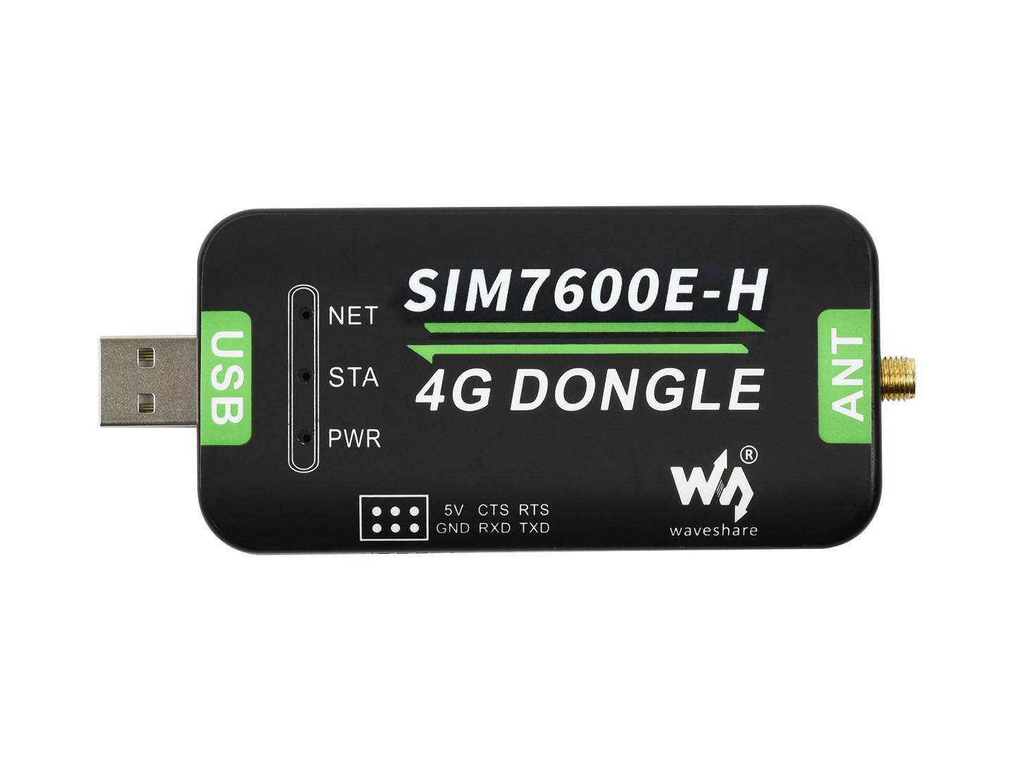 WaveShare SIM7600E-H 4G DONGLE GNSS Positioning for Raspberry Pi Laptop EU