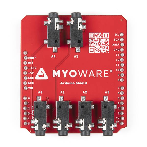 SparkFun MyoWare 2.0 Arduino Shield 6x Connecter for Muscle Sensor DEV-18426
