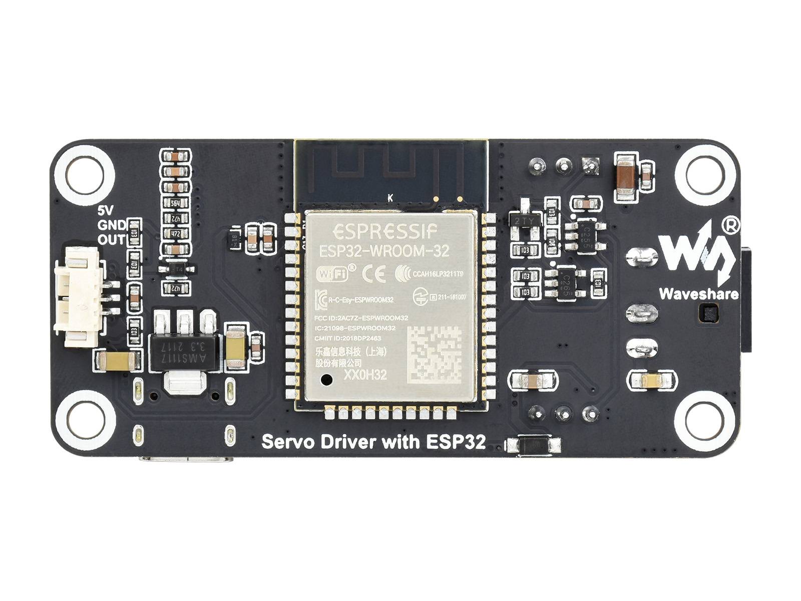 WaveShare ESP32 Servo Driver Expansion Board WiFi Bluetooth USB Type-C 21593