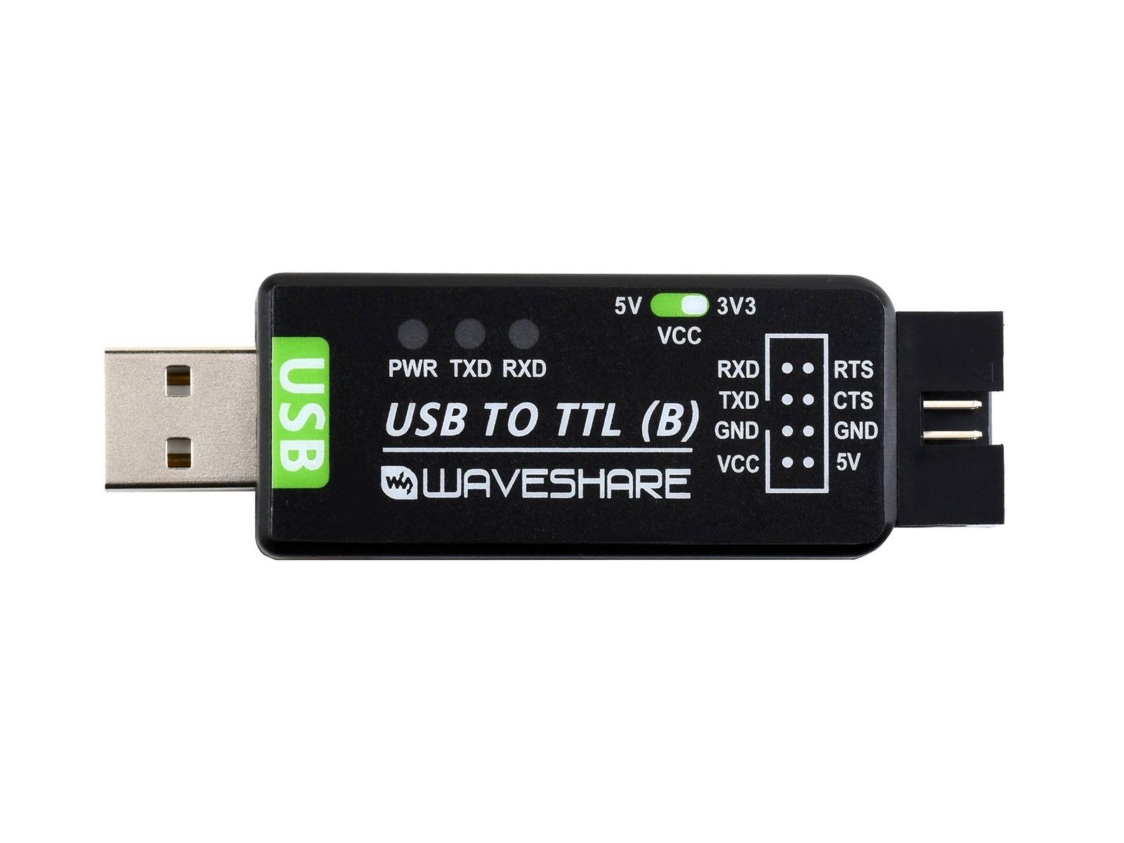 WaveShare Industrial USB TO TTL Converter CH343G Multi Protection 21550
