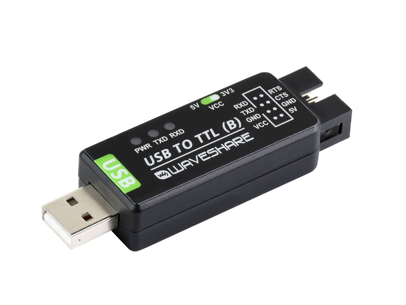 WaveShare Industrial USB TO TTL Converter CH343G Multi Protection 21550