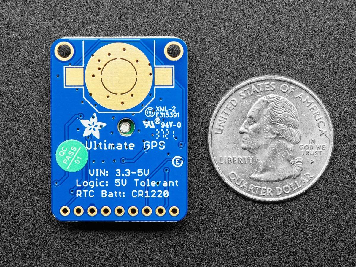 Adafruit Ultimate GPS Breakout with GLONASS GPS PA1616D 99 Channel 10Hz updates