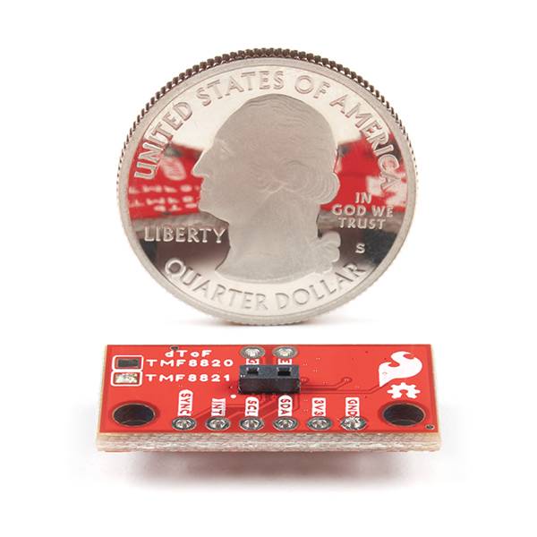 SparkFun Qwiic Mini dToF Imager TMF8821 Direct Time-of-Flight Sensor SEN-19451