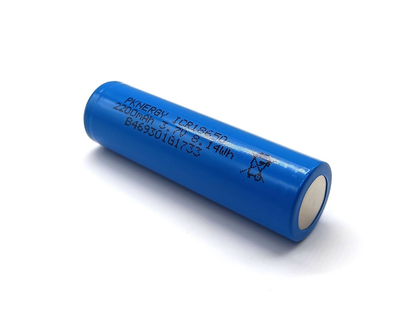 Li-Ion Akku Lithium Ionen Batterie ICR18650 3.7V 2200mAh ohne Schutzschaltung