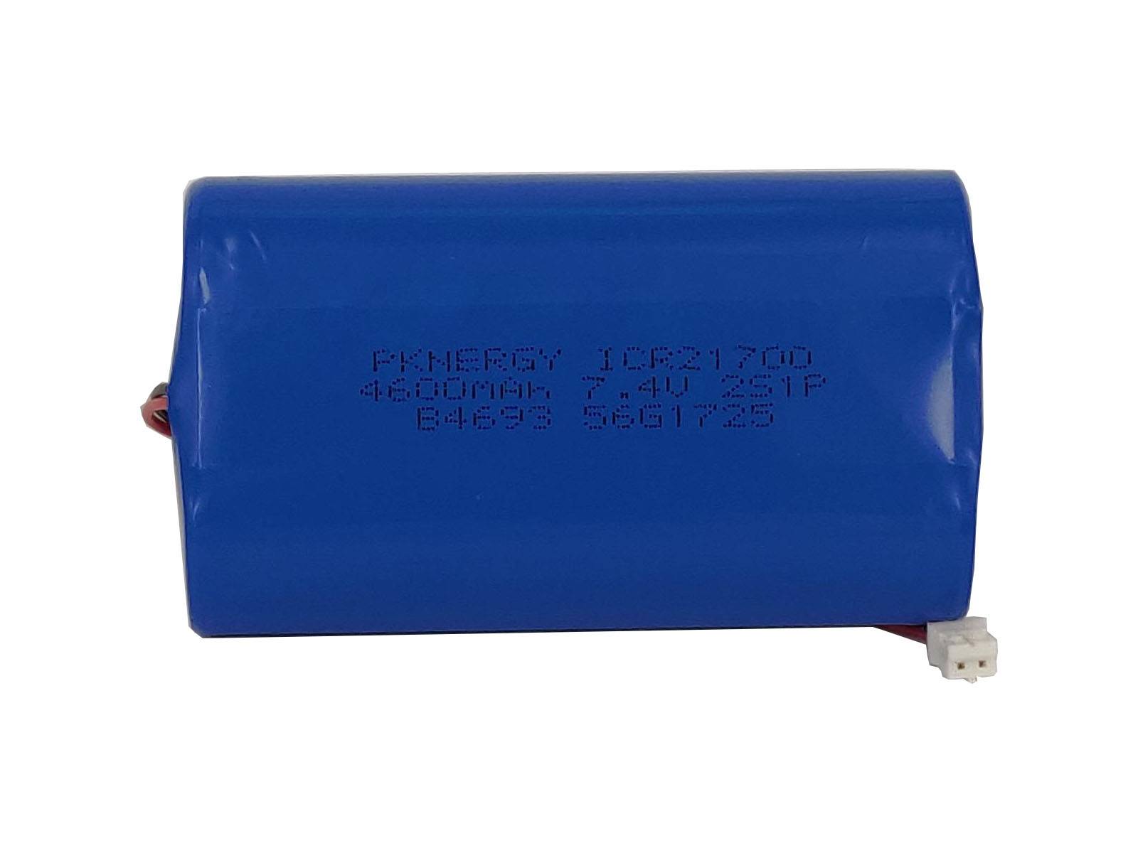 Li-Ion Akku Lithium Ionen Batterie Pack ICR21700 7.4V 4600mAh JST-PHR-2 Stecker