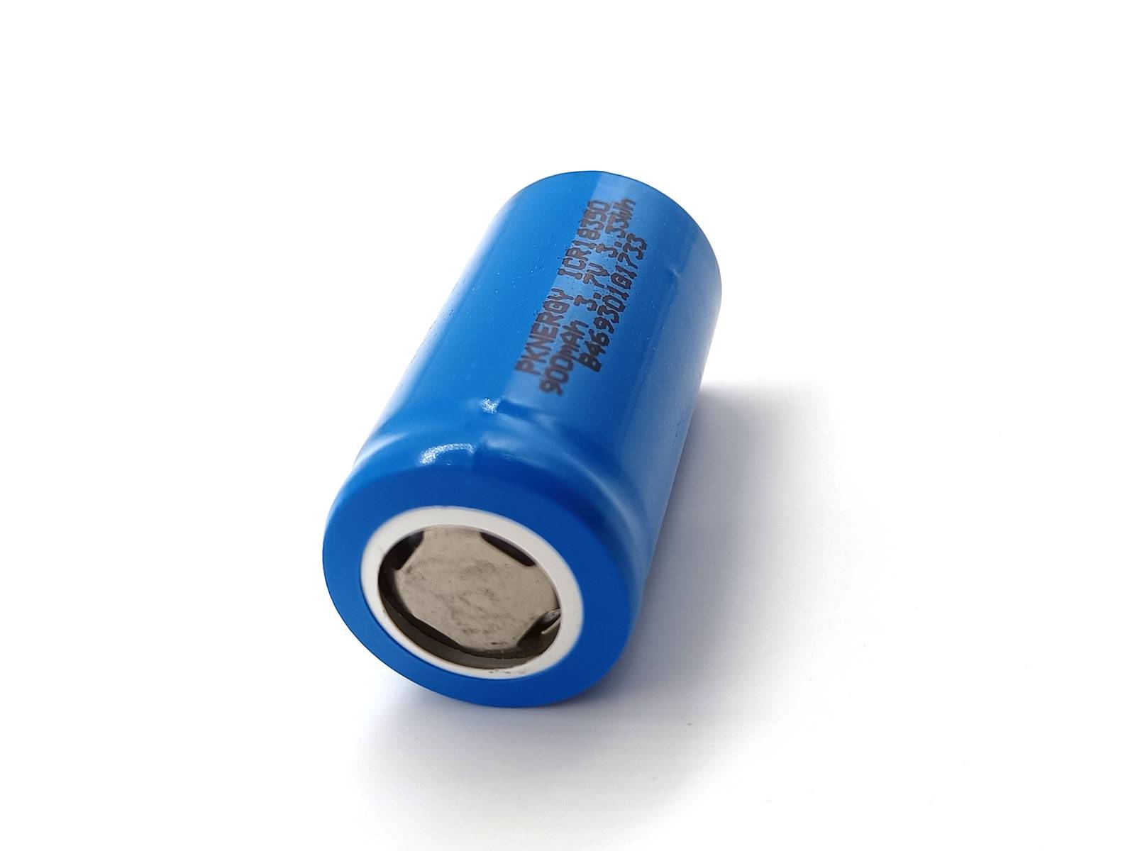 Li-Ion Akku Lithium Ionen Batterie ICR18350 3.7V 900mAh ohne Schutzschaltung